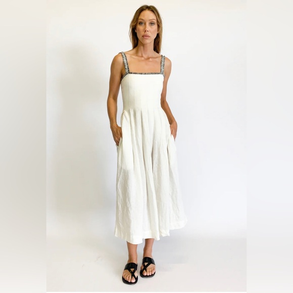 Aritzia Dresses & Skirts - New Three Graces London 100% European Linen Dress UK size 10